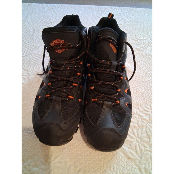 Harley Davidson Men\'s D93328 Woodridge Waterproof Black Hiking Boots Sz 13 M main image 8
